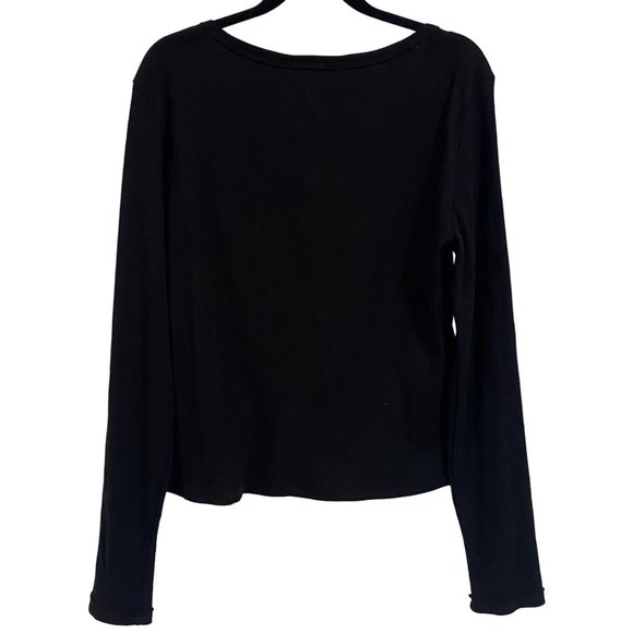 Anthro Pilcro Notched Waffle Top Lyrical Mirage Music Festival Size XL NWT - Picture 6 of 8